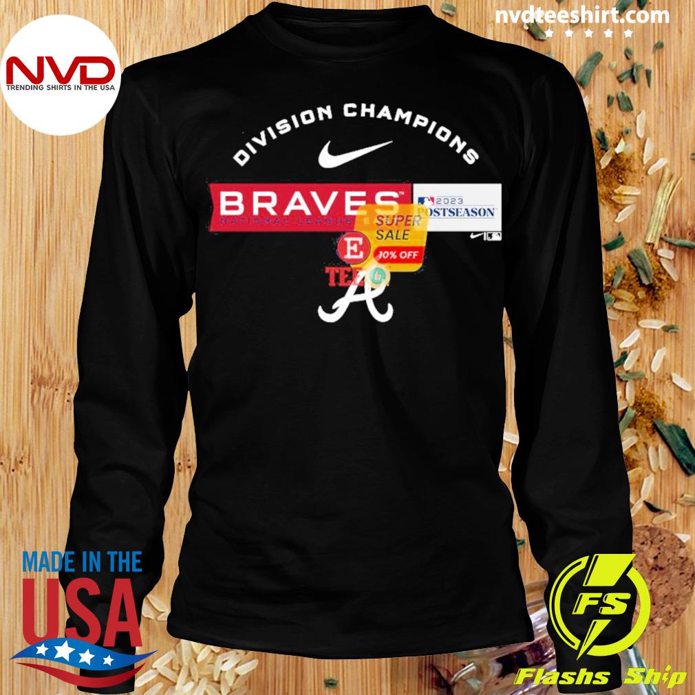 Atlanta Braves Nike 2023 NL East Division Champions Shirt