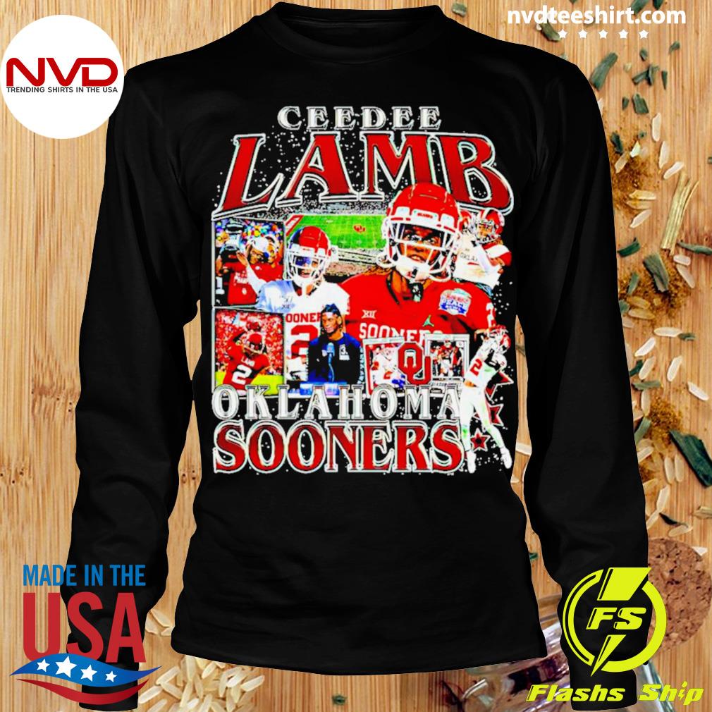 Ceedee Lamb Oklahoma Sooners retro shirt - Guineashirt Premium ™ LLC