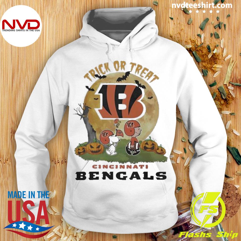 Snoopy and woodstock cincinnati bengals logo shirt, hoodie