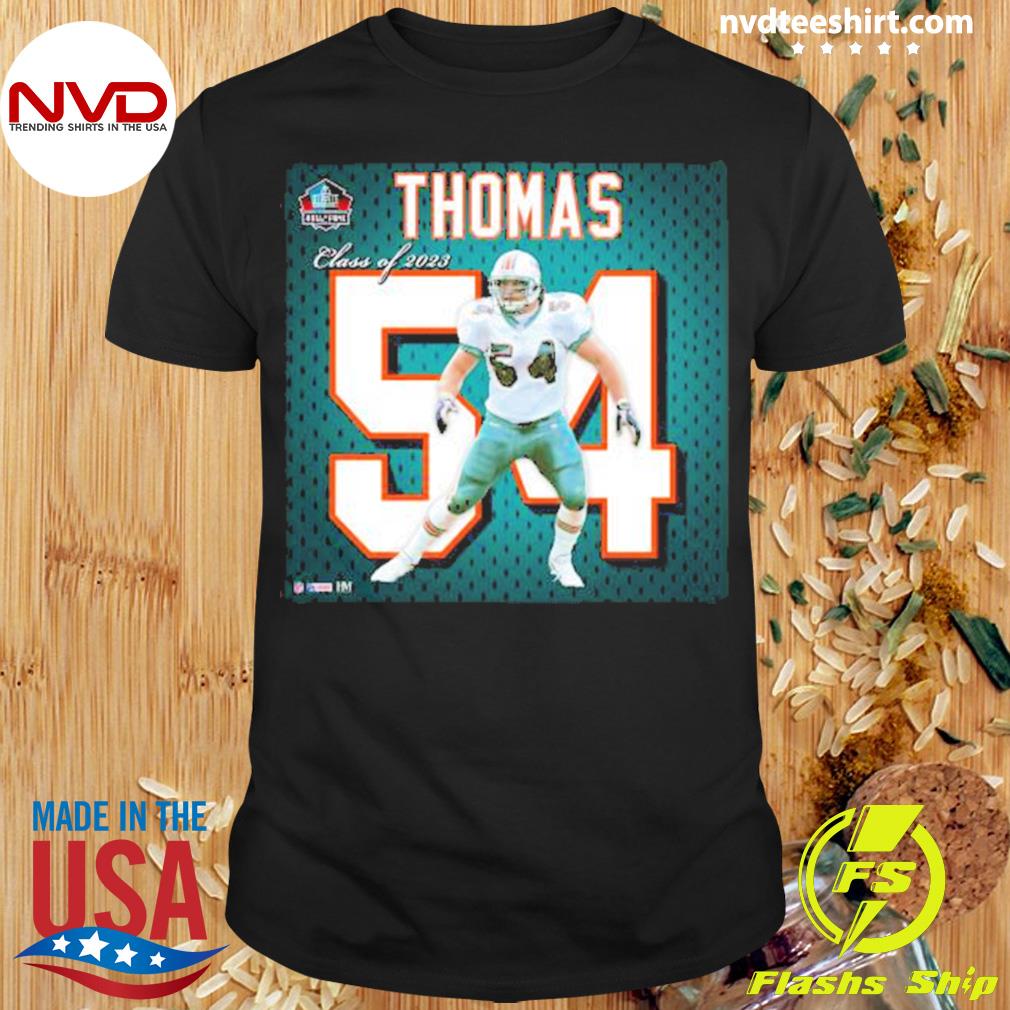 Dolphins Zach Thomas Class of 2023 Hall of Fame Impact Jersey