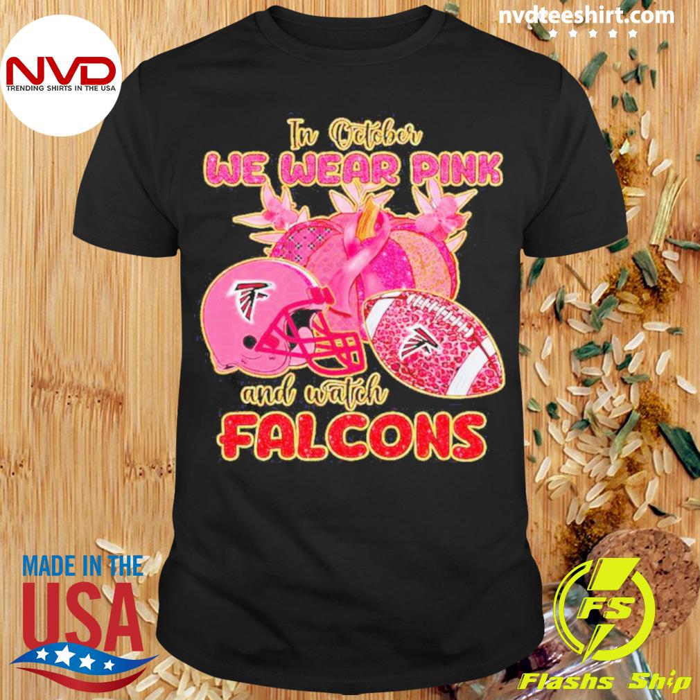 atlanta falcons breast cancer shirt