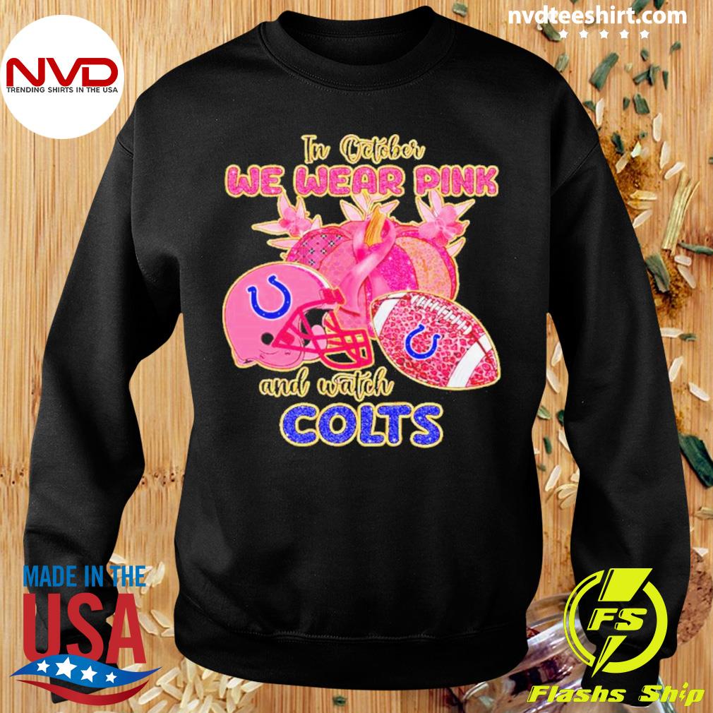 Pink shop colts sweatshirt