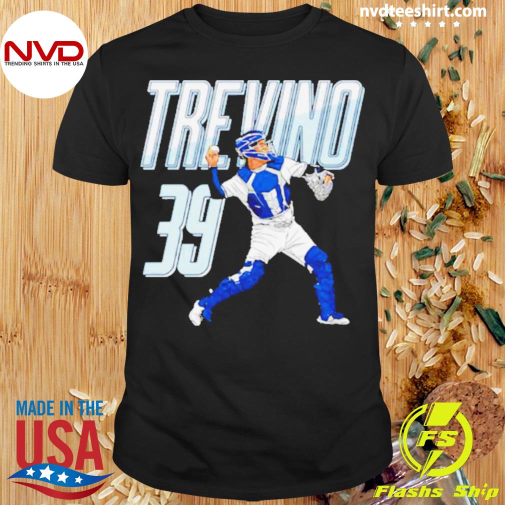 Jose Trevino 39 Name & Number Mlbpa Yankees Baseball Shirt - Peanutstee