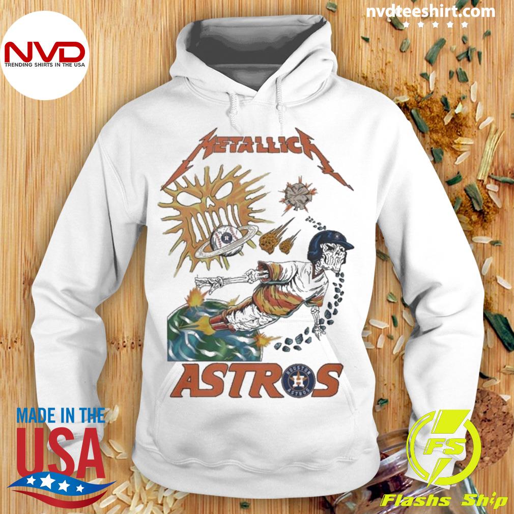 Metallica Houston Astros Space vintage shirt, hoodie, sweater, long sleeve  and tank top