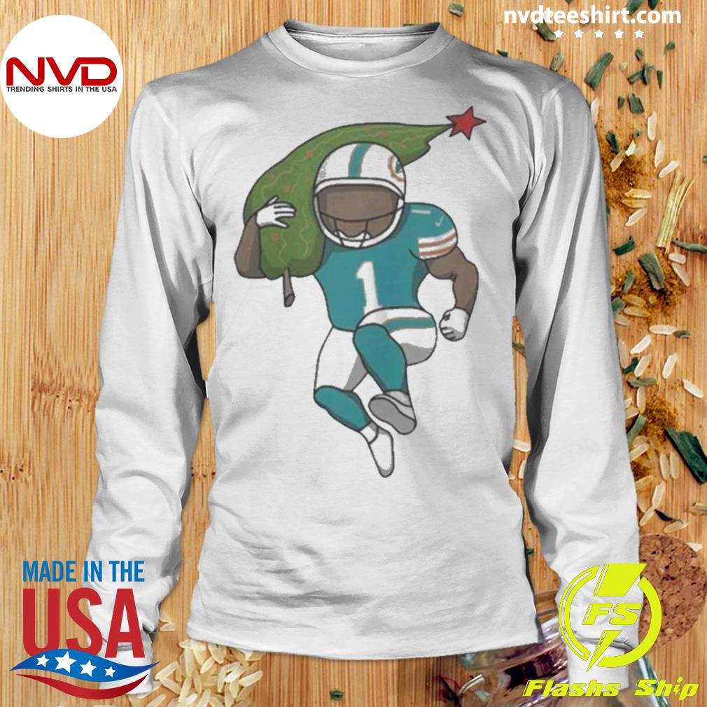 Gnomies Miami Dolphins Christmas T-Shirt - TeeNavi