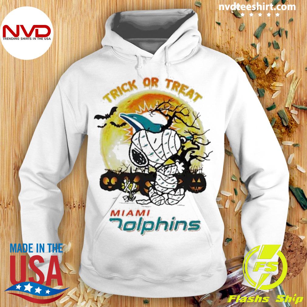 Snoopy Trick Or Treat Halloween Miami Dolphins 2023 T-shirt, hoodie,  sweater, long sleeve and tank top