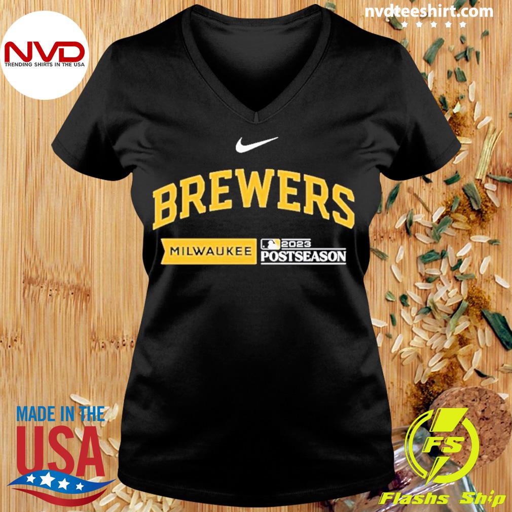 Milwaukee Brewers Nike Youth 2023 Postseason Authentic Collection Shirt,  hoodie, longsleeve, sweatshirt, v-neck tee