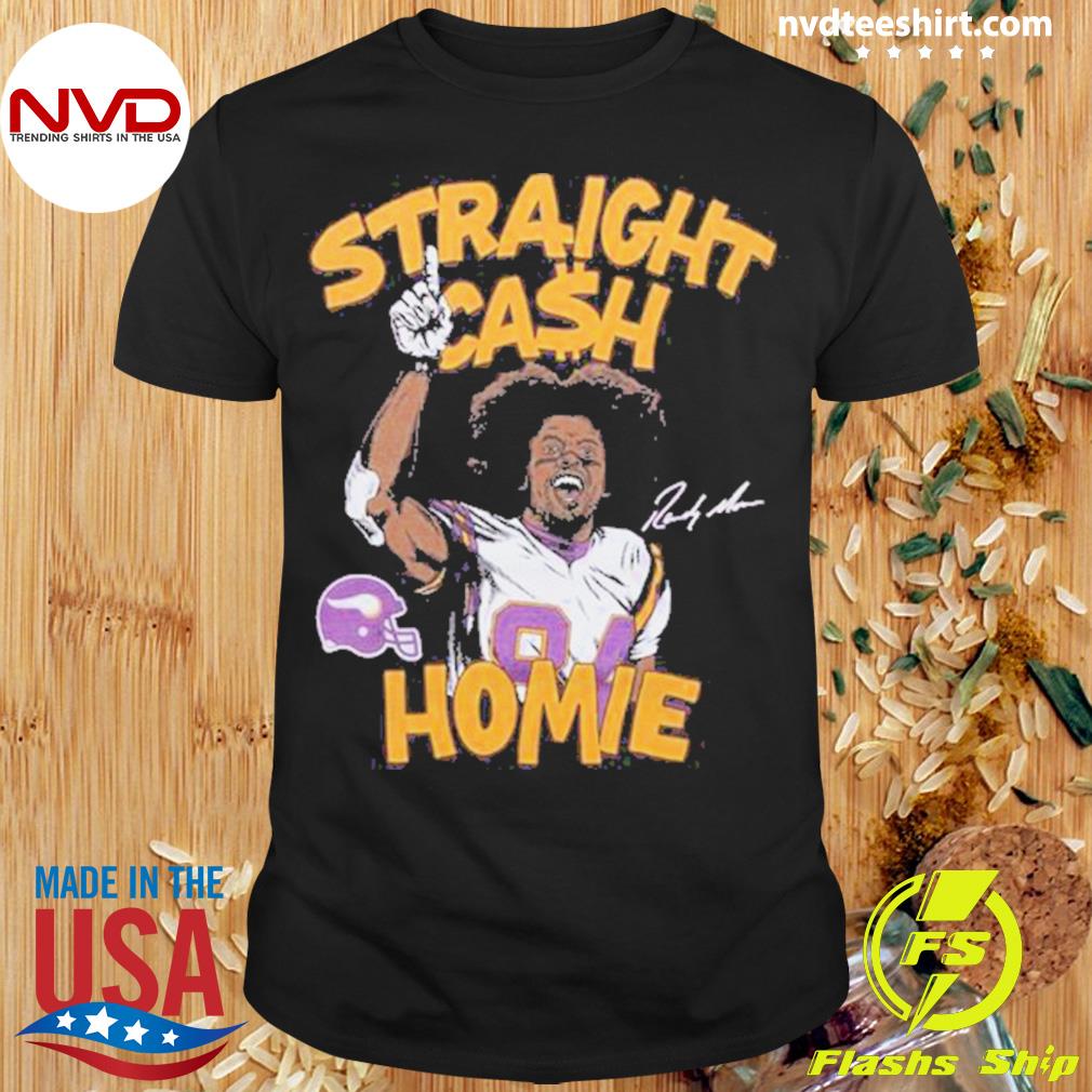 Straight Cash Homie Minnesota Vikings Randy Moss Signature Shirt