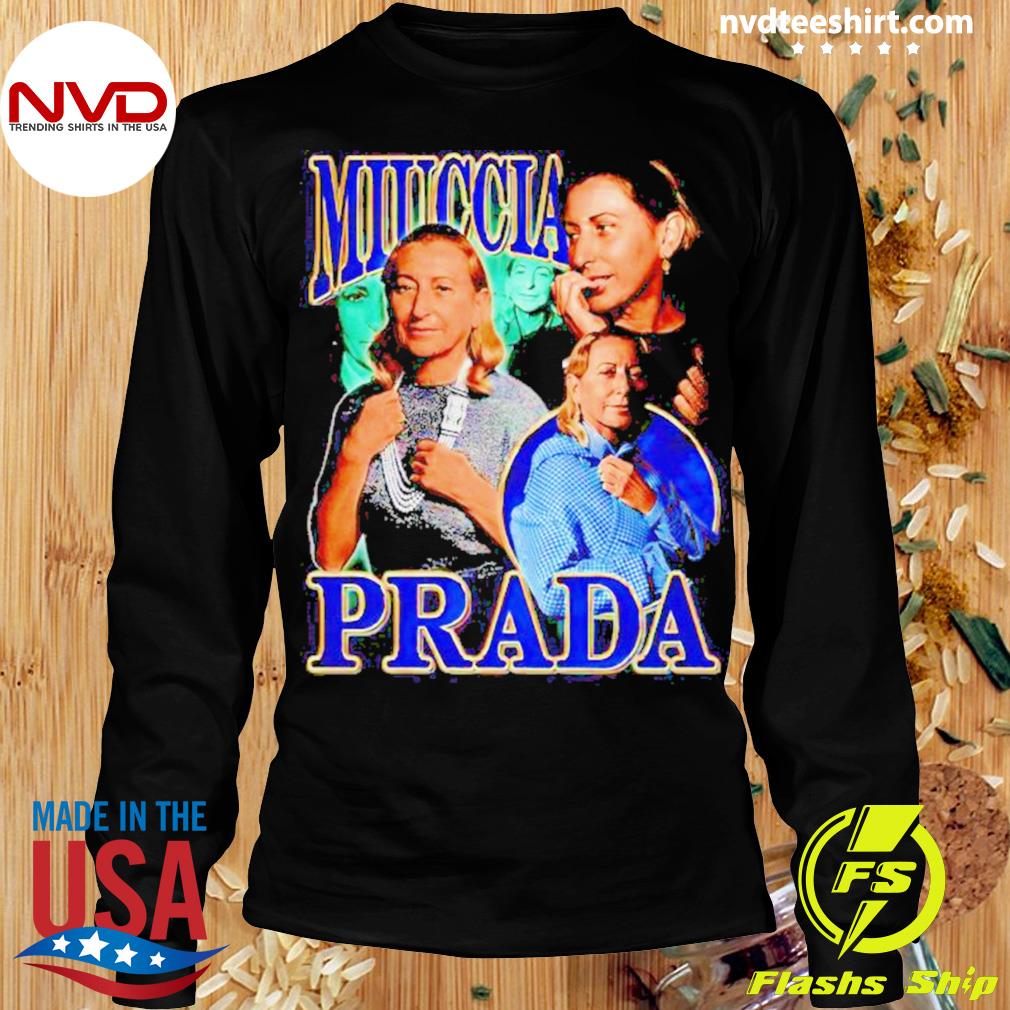 Miuccia Prada Picture Collage Shirt - NVDTeeshirt