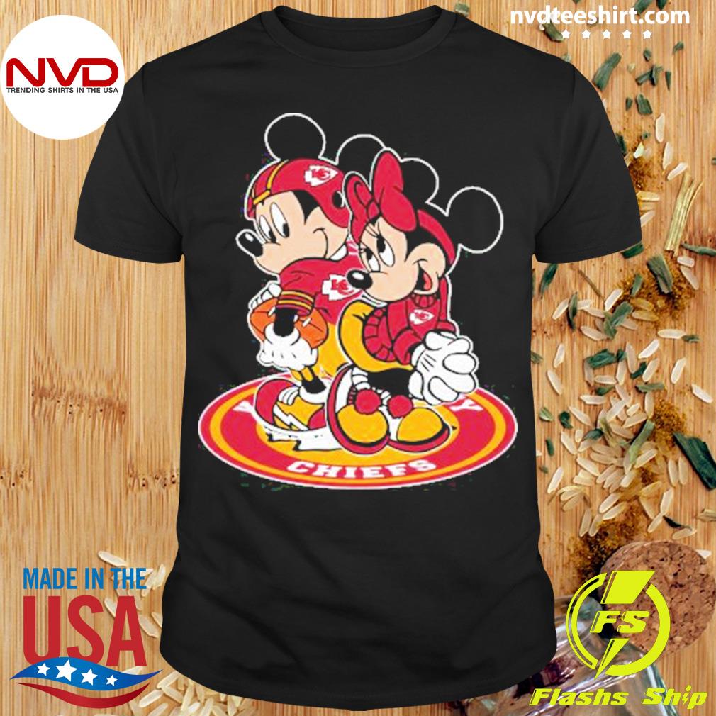 I Love The Chiefs Mickey Mouse Kansas City Chiefs T-Shirt - T