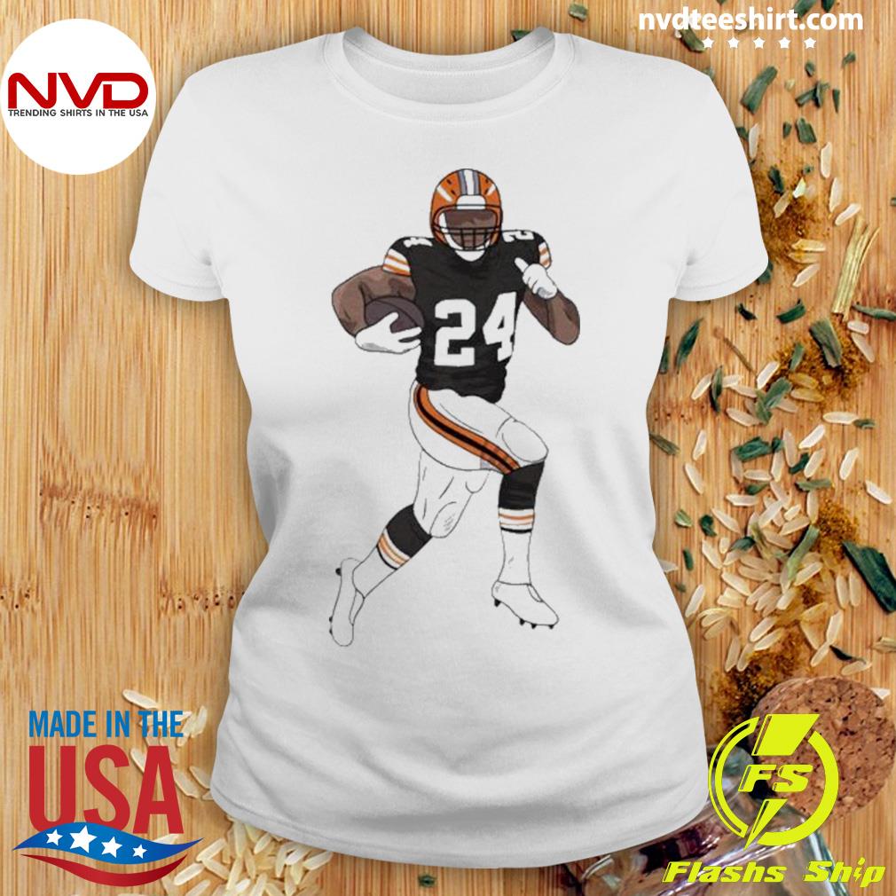 Cleveland Brown Nick Chubb Caricature Shirt, hoodie, sweater, long sleeve  and tank top