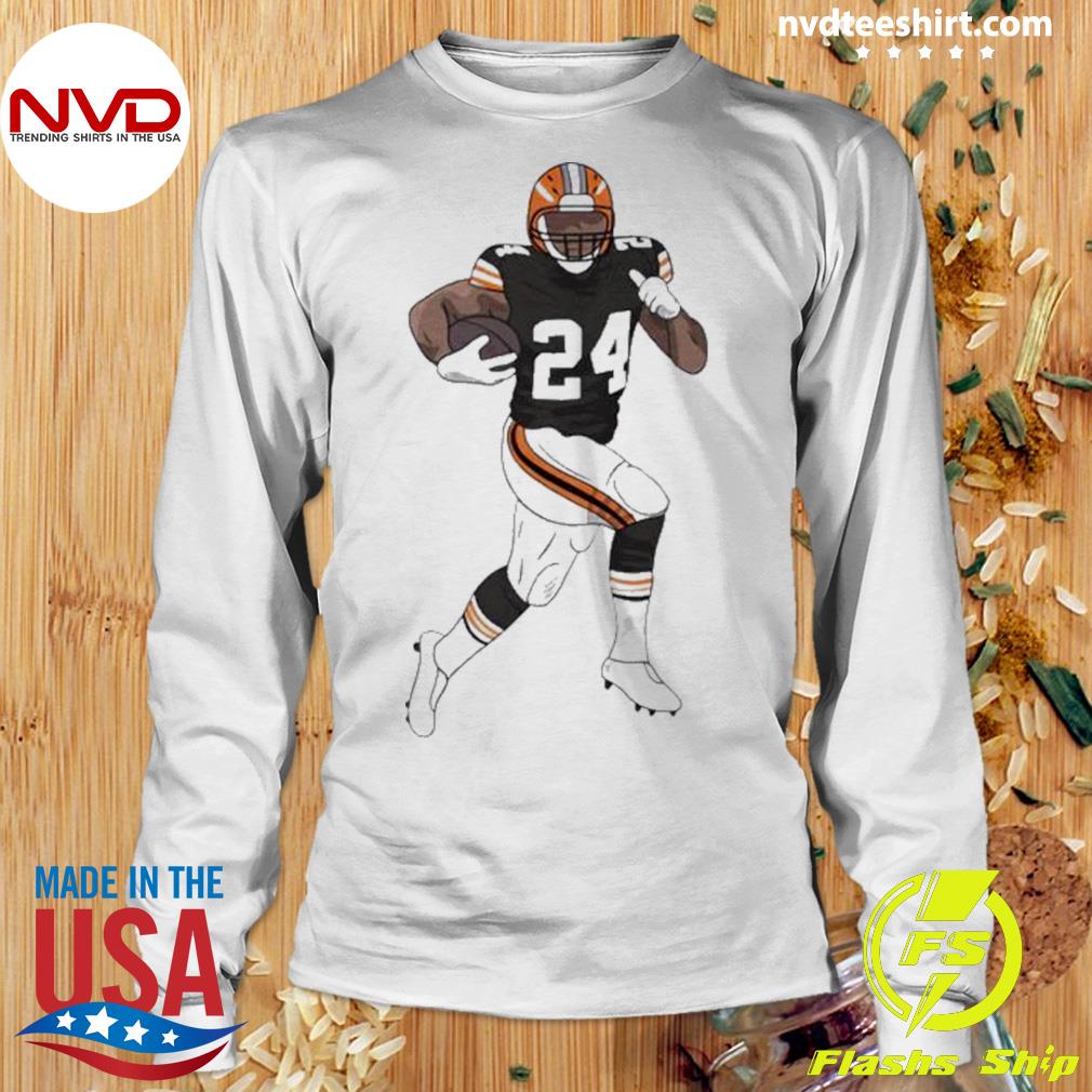 Official run chubb Cleveland browns run the Football nick chubb T-shirts,  hoodie, tank top, sweater and long sleeve t-shirt