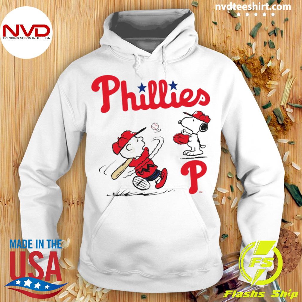 Peanuts Charlie Brown And Snoopy Playing Baseball Philadelphia Phillies  shirt,sweater, hoodie, sweater, long sleeve and tank top