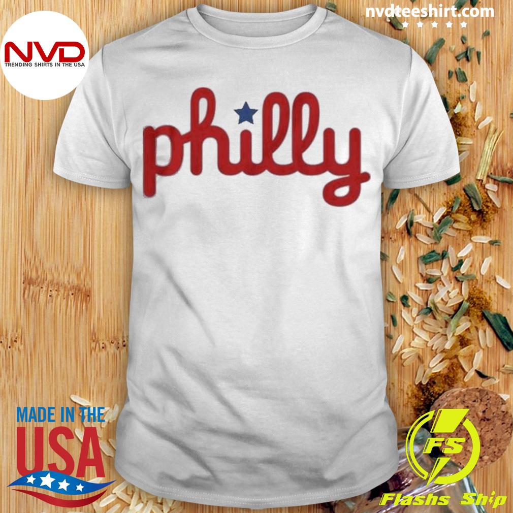 Philly Legendary Script Shirt Red / M