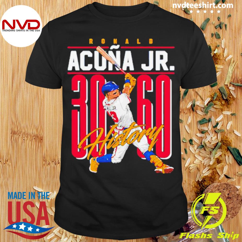 Ronald Acuna Jr. History Mlbpa Baseball Shirt