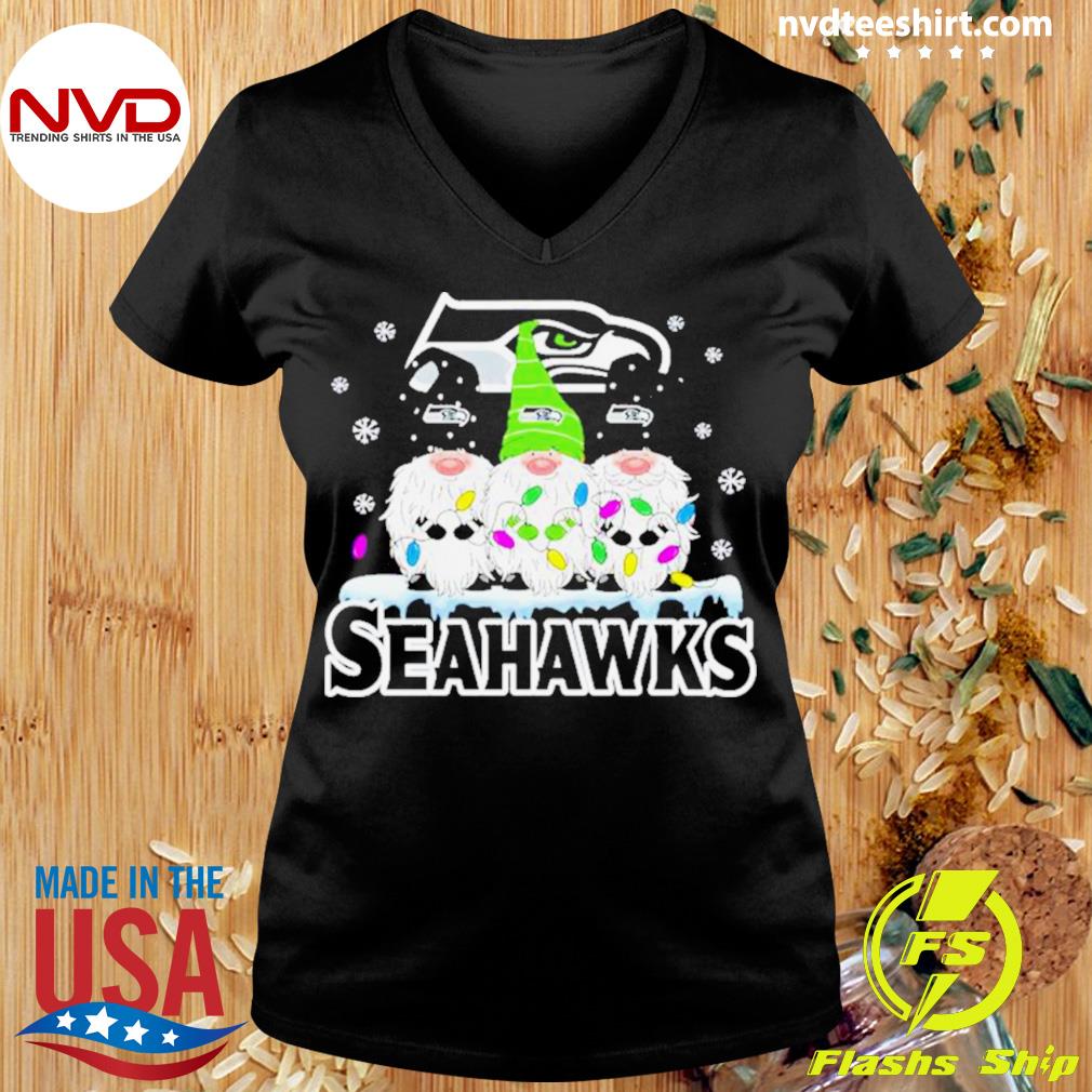 Seattle Seahawks Football Gnomes Christmas 2023 shirt, hoodie