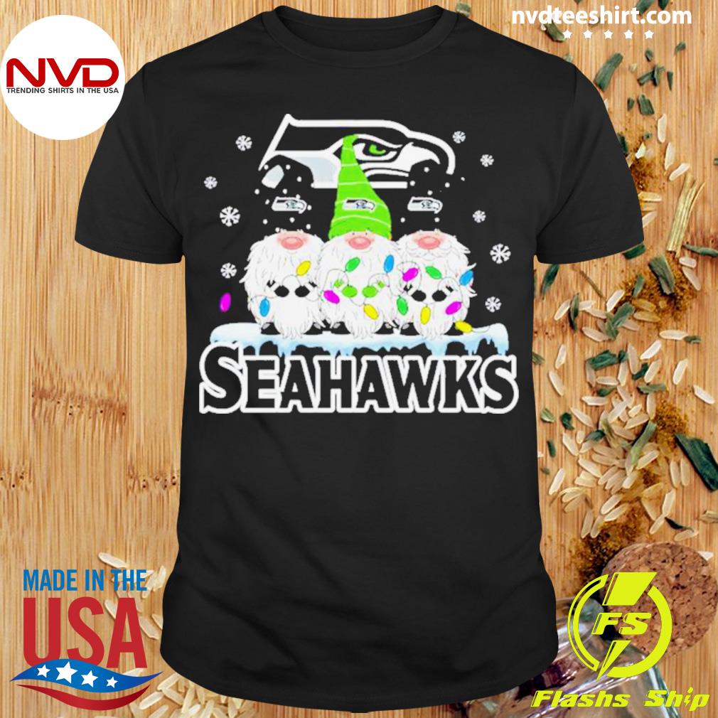 The Gnomes Seattle Seahawks Christmas 2023 T-shirt, hoodie