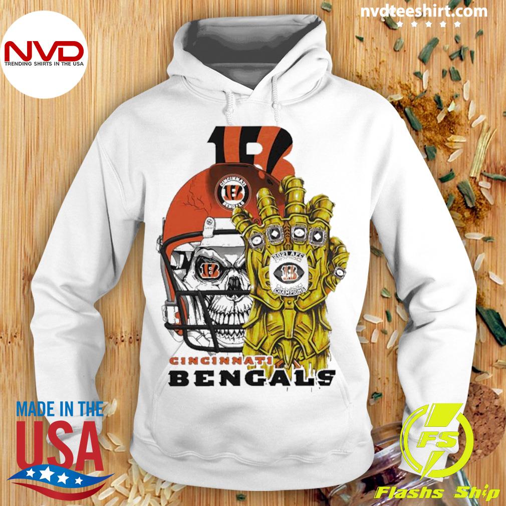 Cincinnati Bengals Skull Helmet Shirt