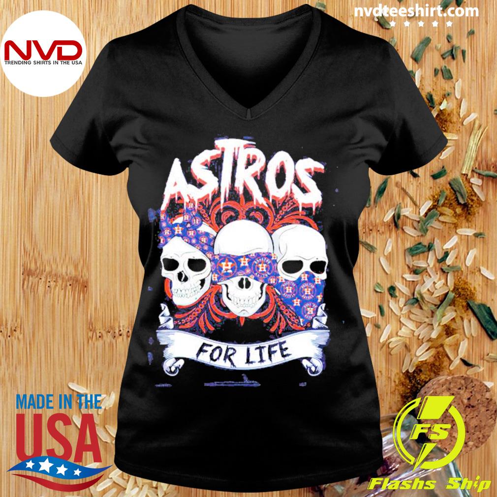 Houston Astros Sugar Skull Tee Shirt 18M / White