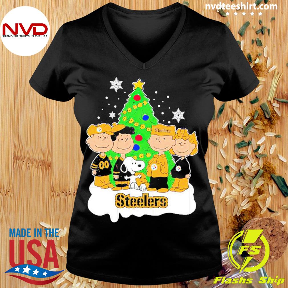 Snoopy The Peanuts Pittsburgh Steelers Christmas Shirt