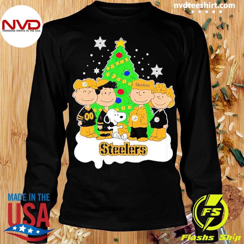 Snoopy The Peanuts Pittsburgh Steelers Christmas Shirt