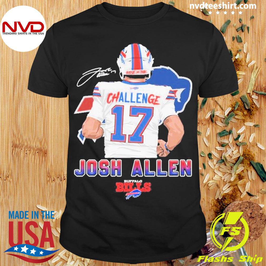 Buffalo Bills Josh Allen Challenge 17 Unisex T-Shirt - Cattrendtees