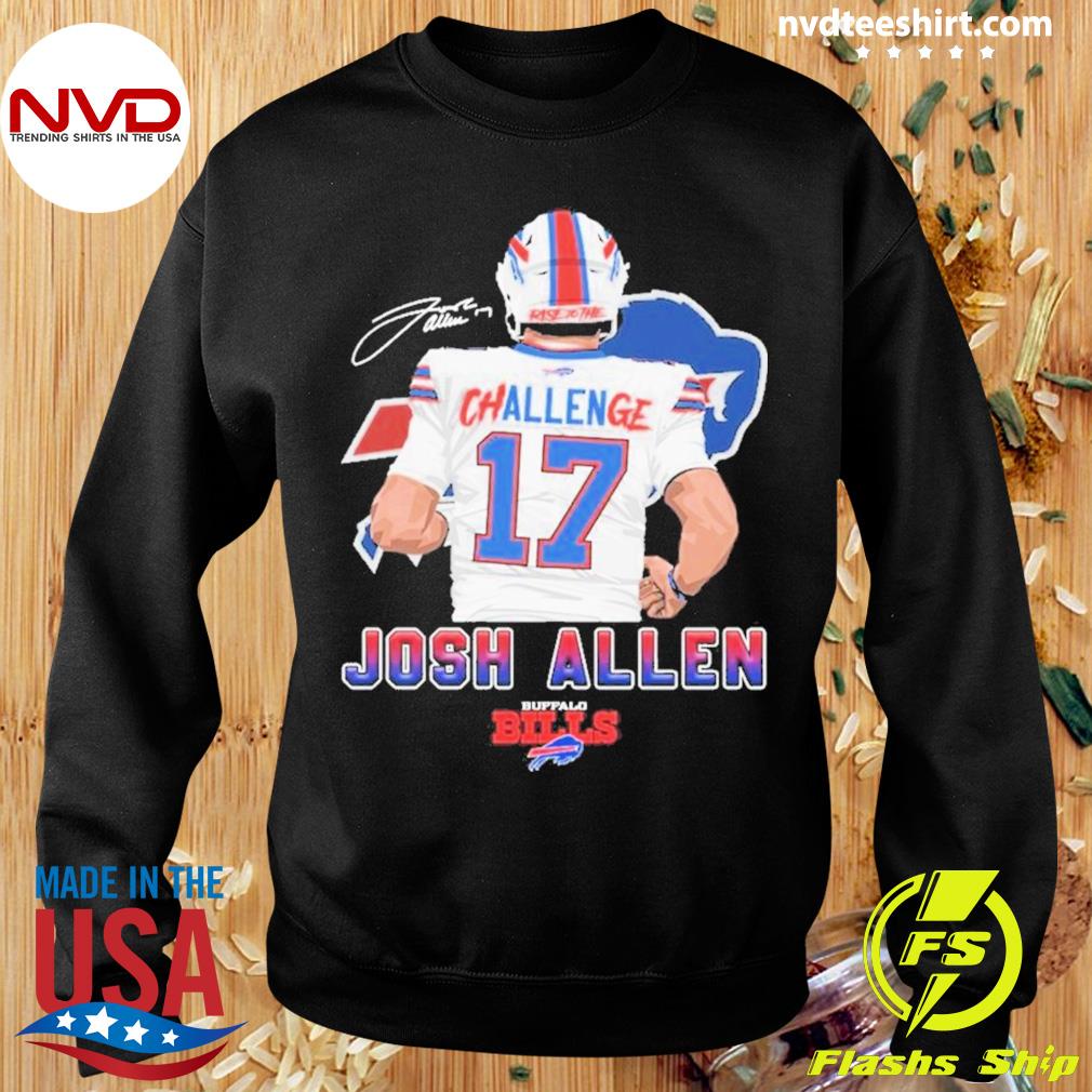 Buffalo Bills Challenge Josh Allen Signature shirt, hoodie, sweater, long  sleeve and tank top