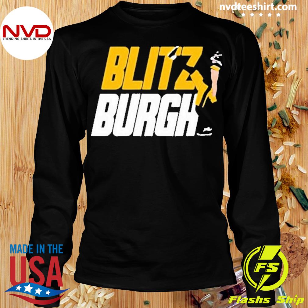 Aj Burnett Wearing Blitz Burgh Shirt, hoodie, sweater, long sleeve