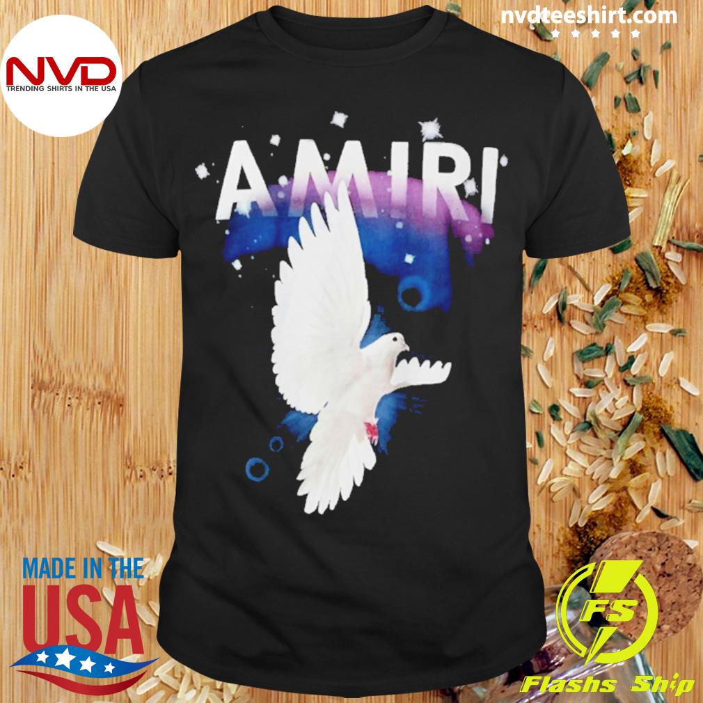 Amiri Peace Pigeon Graphic Shirt