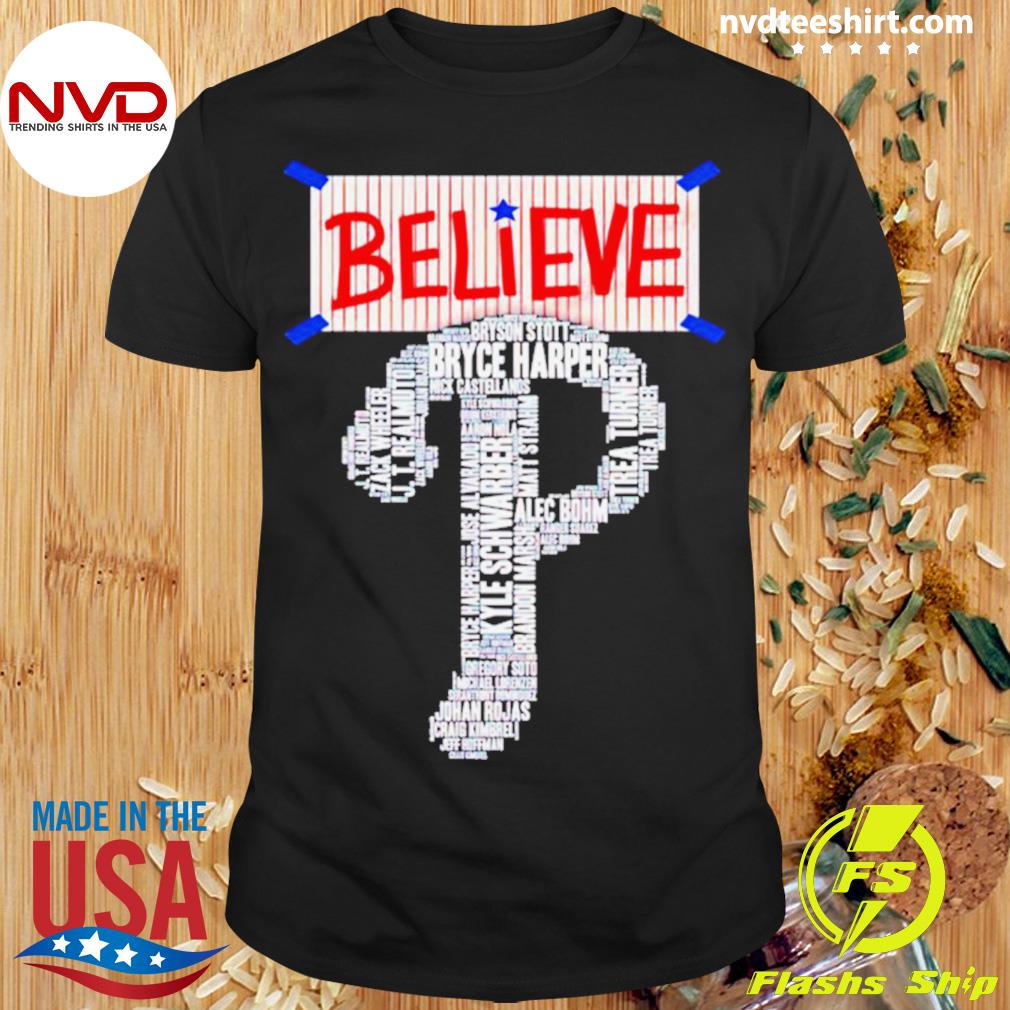 Believe Phillies Big Logo Shirt