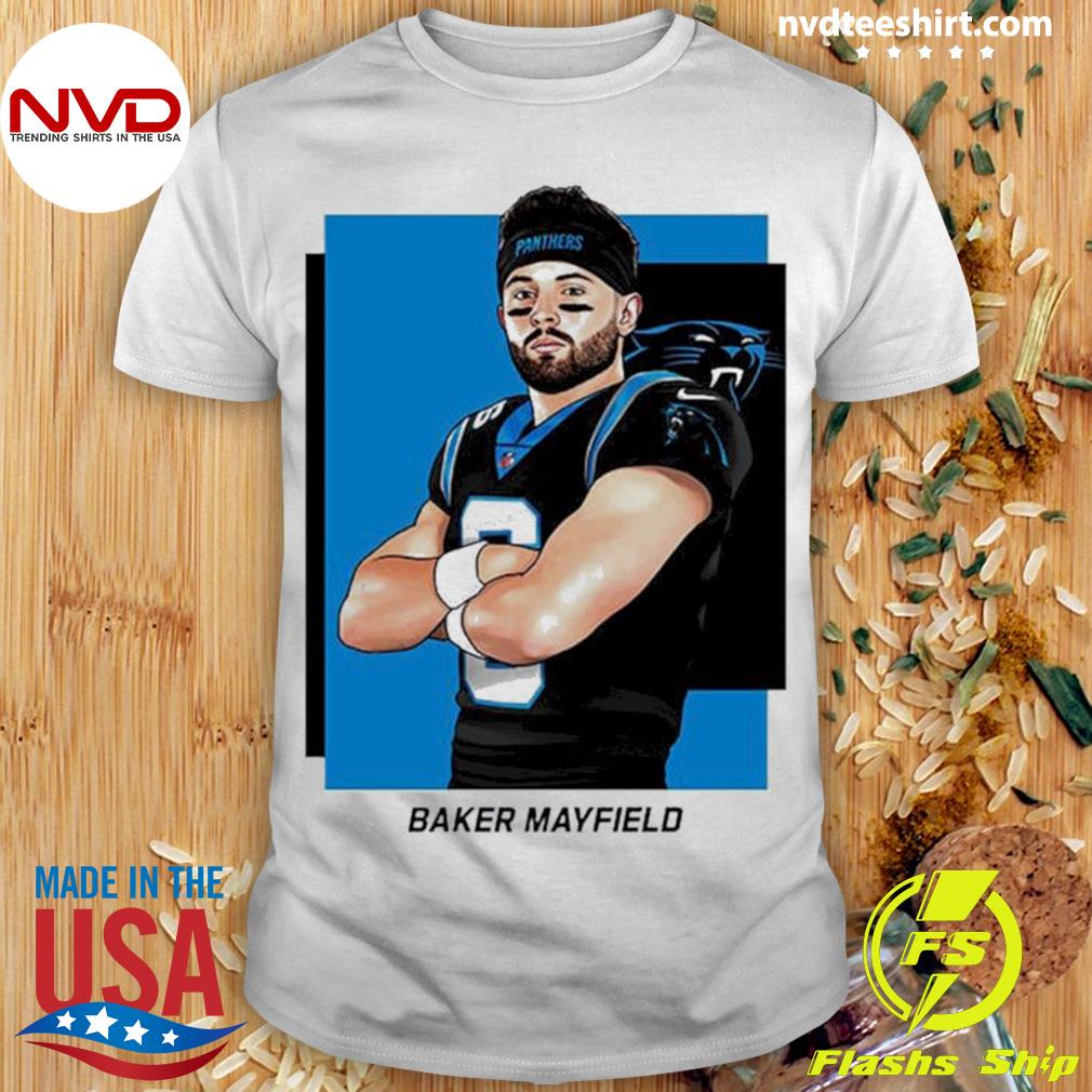 Baker Mayfield Unleashed Tour T-Shirt Off The Leash - Carolina Panthers