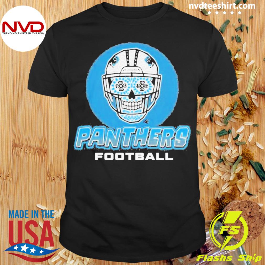 Carolina Panthers Sugar Skull Shirt
