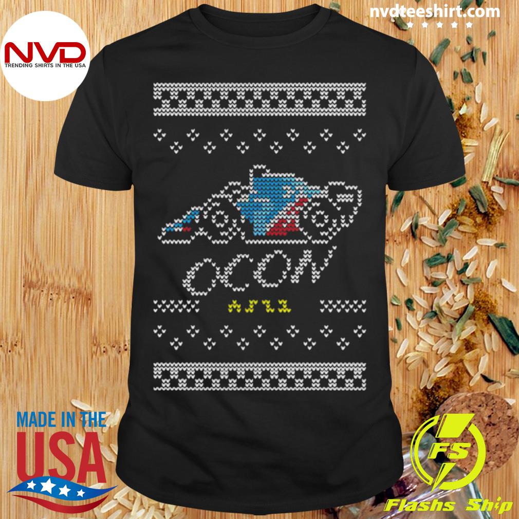 Christmas Pixel Esteban Ocon Shirt