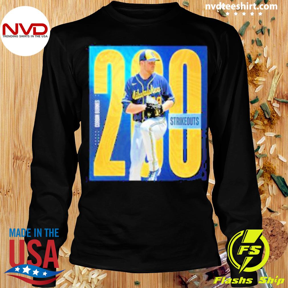 Corbin Burnes Shirt  Milwaukee Brewers Corbin Burnes T-Shirts - Brewers  Store