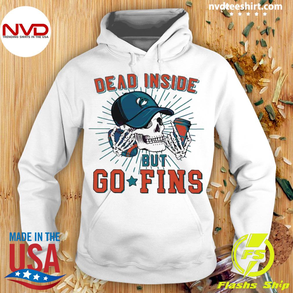 Dead Inside But Go Fins Miami Dolphins SVG Cutting File