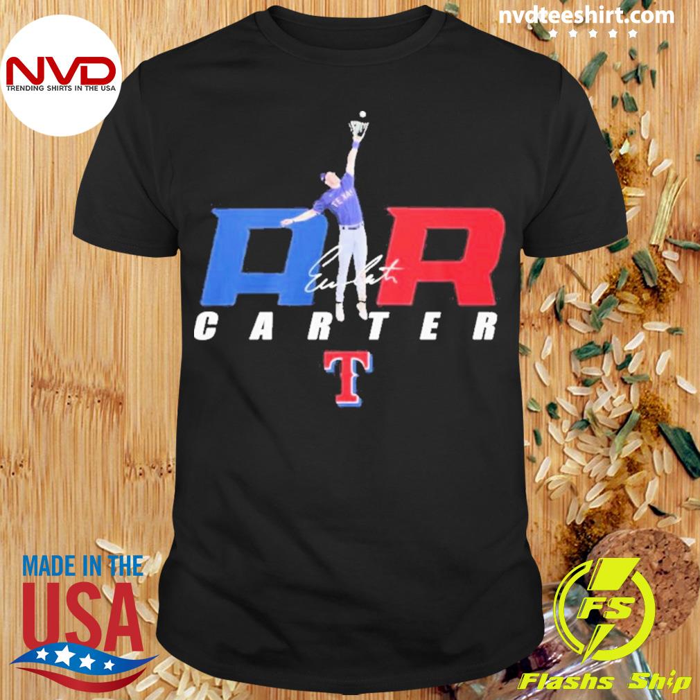 Texas Rangers Evan Carter Vintage Shirt - Danmerch