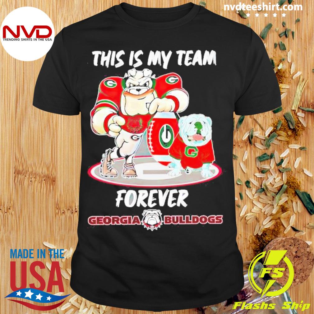 Georgia Bulldogs This Is My Team Forever Mascot Shirt