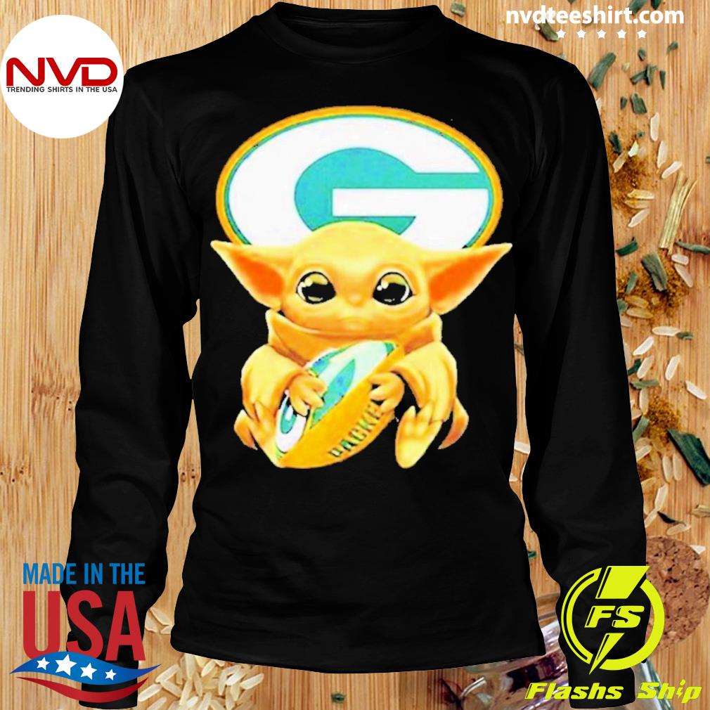 Green Bay Packers Baby Yoda Shirt