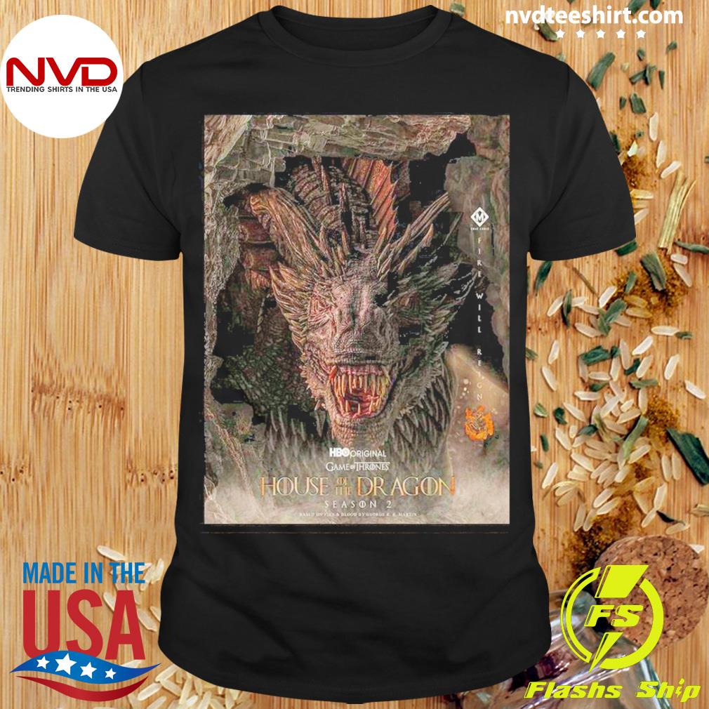 House Of The Dragon Season 2 Game Of Thrones HBO Home Decor Poster Shirt