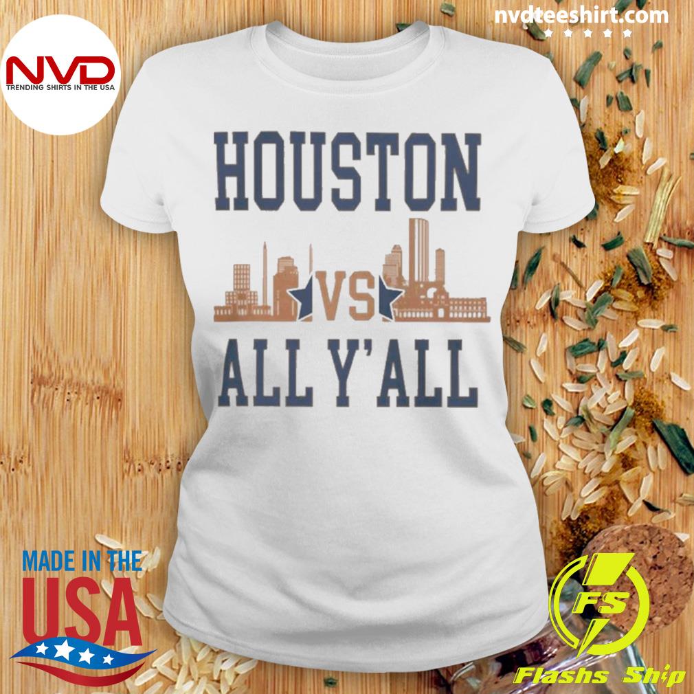 Official Houston Astros Houston vs All Y'All Skyline T-Shirt
