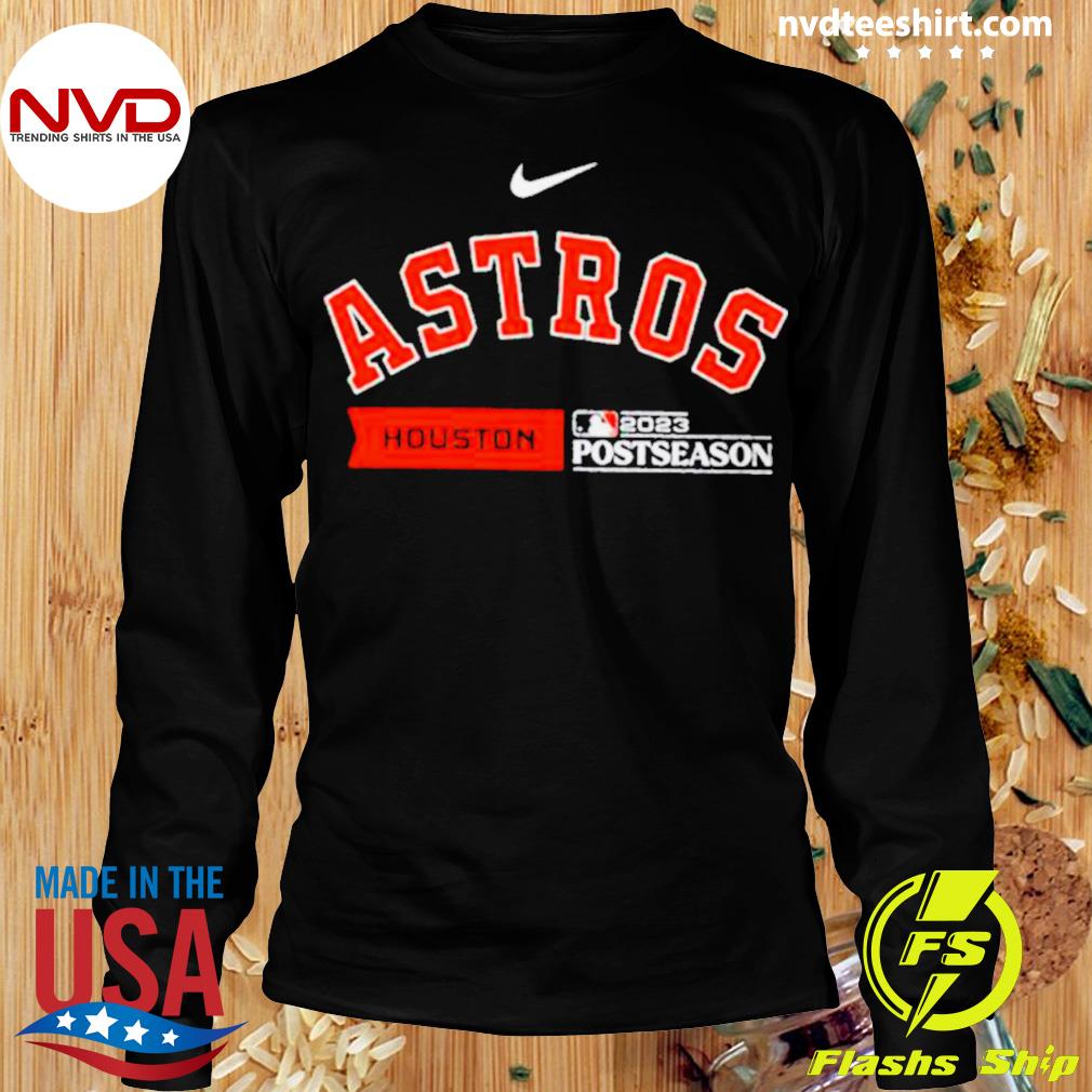 Houston Astros Nike 2023 Postseason Authentic Collection Dugout Shirt