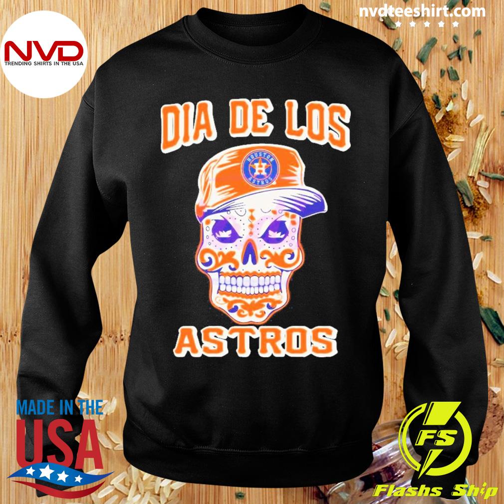 Houston Astros Sugar Skull Dia De Los Astros Shirt - NVDTeeshirt