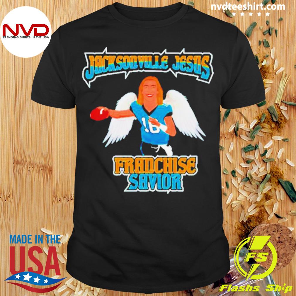Jacksonville Jesus Franchise Savior Trevor Lawrence Shirt