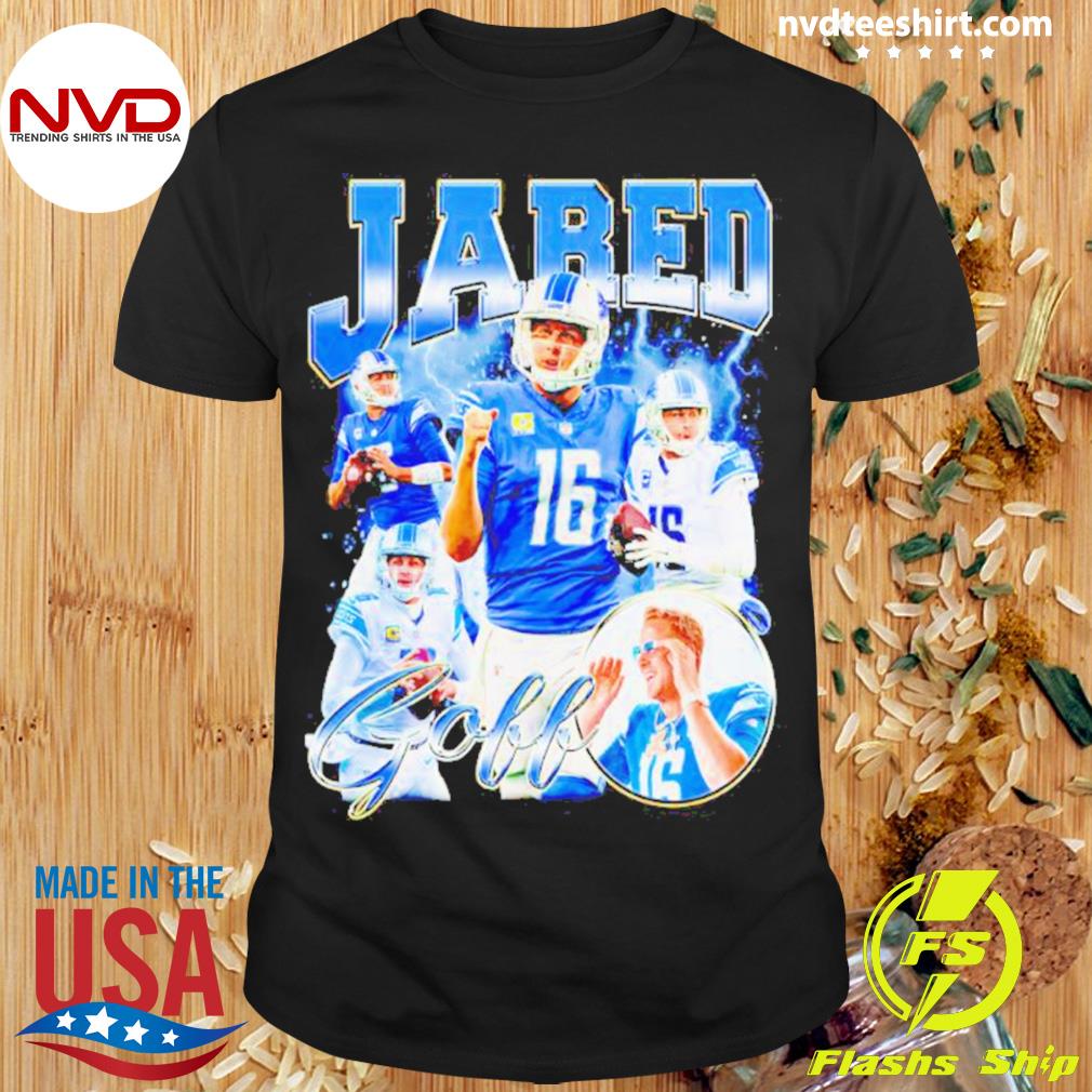 Jared Goff Vintage Style Shirt, Trendy Football Unisex Hoodie Long Sleeve