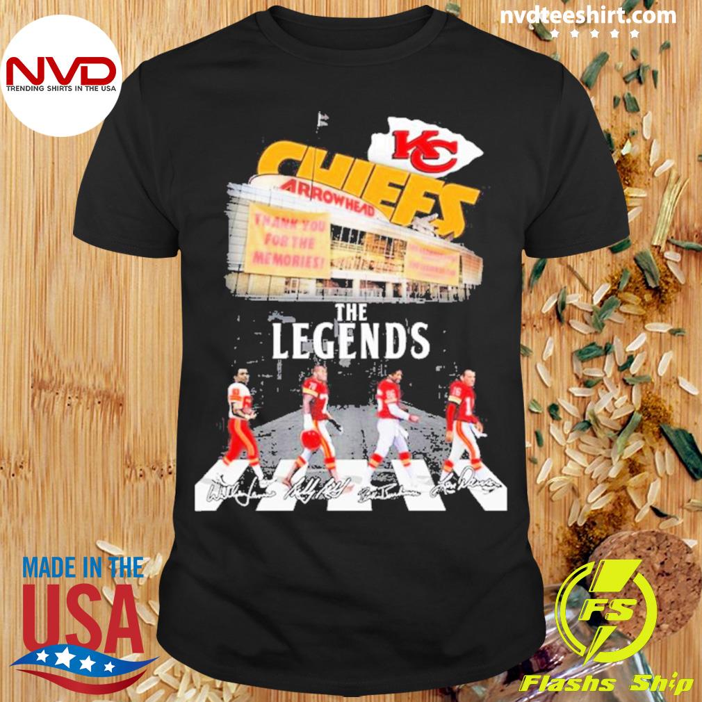 Quality Abbey Road Kansas City Chiefs Beat Detroit Lions 64 Years 1959-2023  Signatures Unisex T-Shirt - Roostershirt