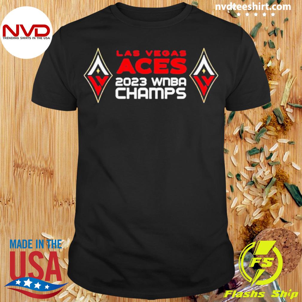 Las Vegas Aces Islide 2023 Wnba Finals Champions Logo Pattern Shirt