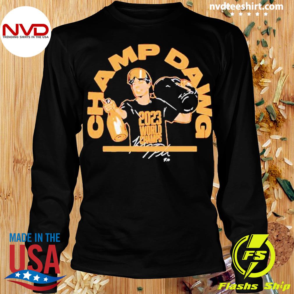 Kelsey Plum Champ Dawg 2023 World Champions Shirt - Danmerch