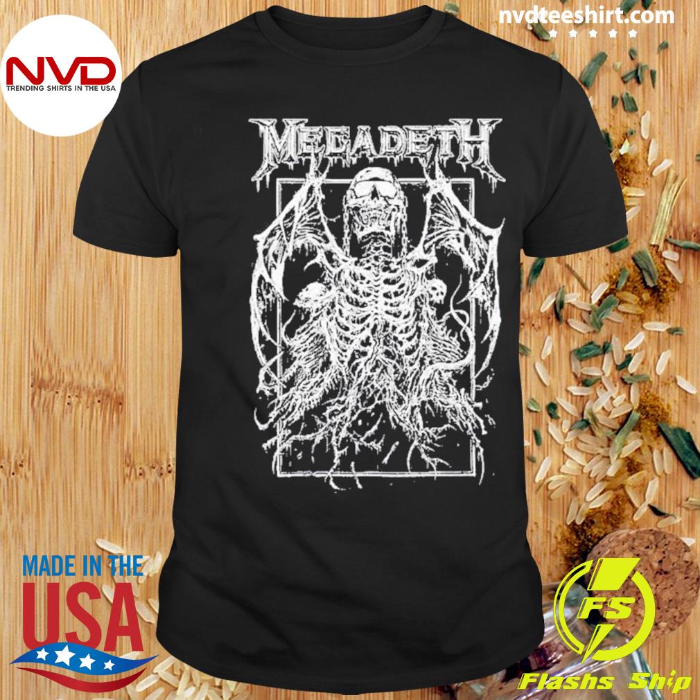 Megadeth Tシャツ　日本ツアー　2023【Mサイズ】 Megadeth 2023 Bat Vic Rising (Mark Riddick) Japan tour dates