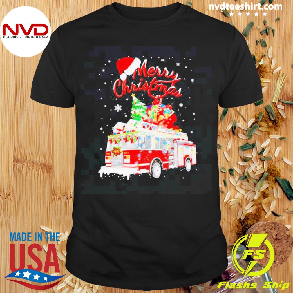 Merry Christmas Firefighter Shirt