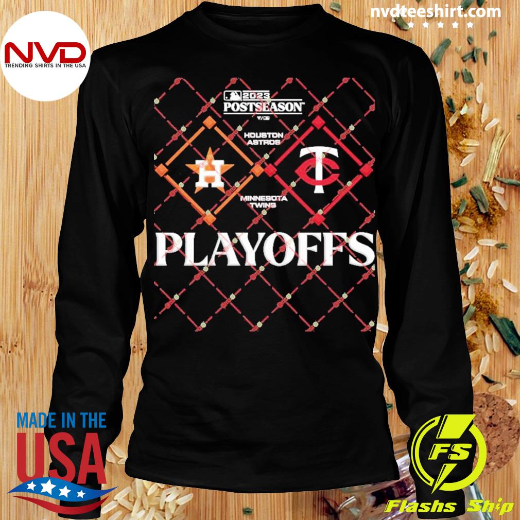 Division Showdown 2023 Postseason Houston Astros vs Minnesota Twins 2023  shirt, hoodie, sweater, long sleeve and tank top